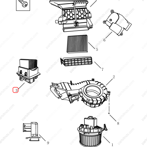 GEELY Air conditioning resistor OEM 8022529700 / 8889819578 FOR  Emgrand X7 Sport