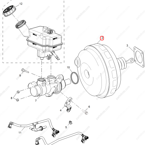 MG Brake booster OEM 10171619 FOR  RX5 MG GS