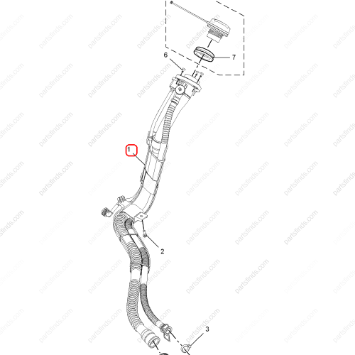 MG Fuel filling pipe OEM 10083810 FOR  MG350