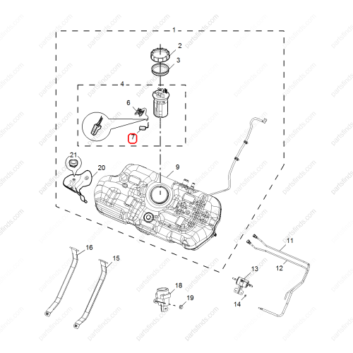 MG Fuel Level Sensor OEM 10037031 FOR  MG350 MG5