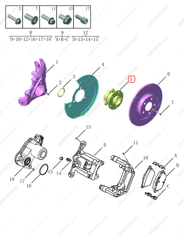 GEELY Wheel bearing OEM 4050095300 / 8892482470 FOR Tugella