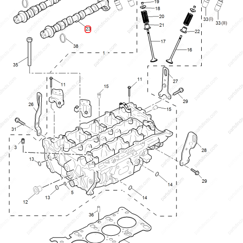 MG Camshaft OEM 10037116 FOR  MG6 MG5 MG HS