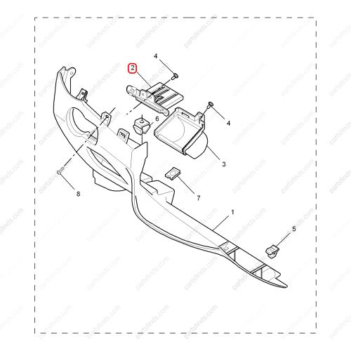 MG STORAGE COMPARTMENT  OEM 50013147ASA FOR  MG350 MG5