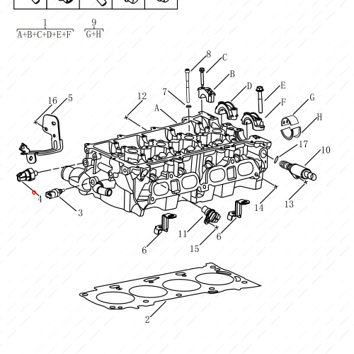 GEELY Engine oil pressure sensor OEM 1025006900 / 1016050469 FOR  Emgrand GT