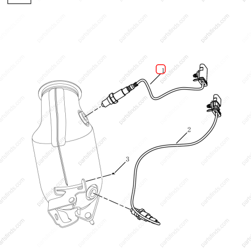 GEELY Oxygen sensor OEM 2052007000 / 8888797462 FOR  Coolray