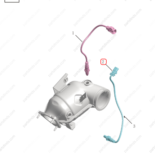 GEELY Oxygen sensor OEM 2052008200 / 8888480222 FOR  Tugella