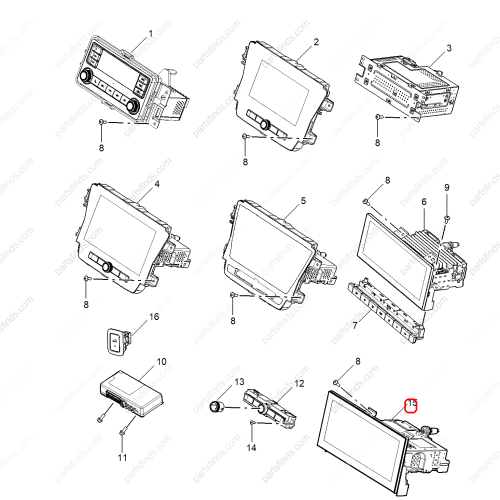 MG Multimedia player OEM 11177705 FOR  MG5