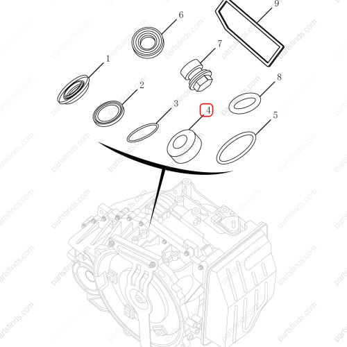 GEELY Oil seal OEM 3045000400R FOR  Emgrand GT Emgrand X7 Sport