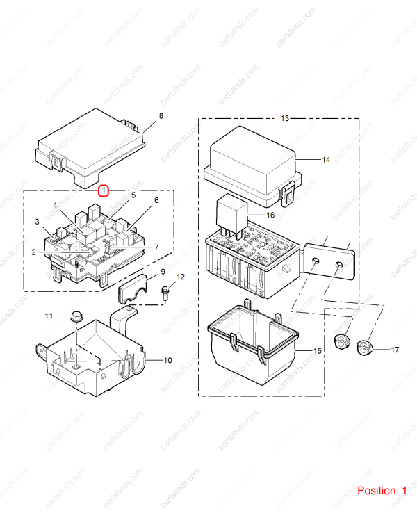 MG Fuse box OEM 10096199 FOR MG350