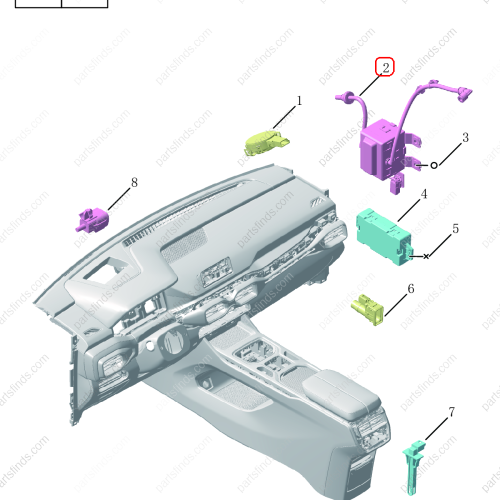 GEELY Air quality sensor OEM 8025028700 / 6600093094 FOR  OKAVANGO