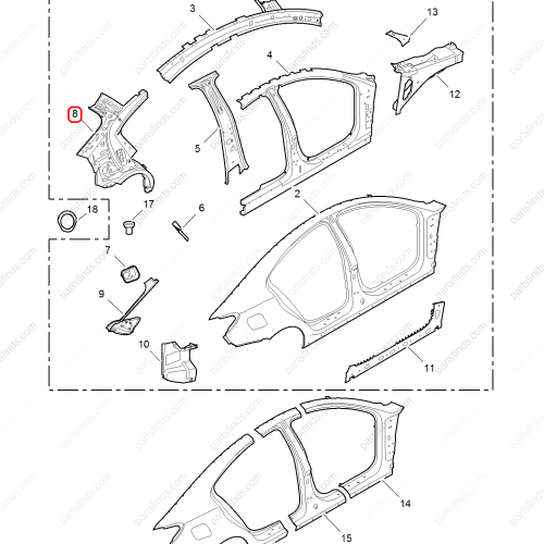 MG Fender Liner OEM 10076783 FOR  MG6