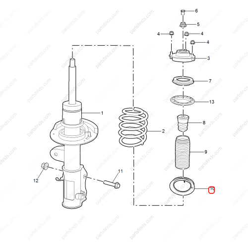 MG Shock absorber spring pad OEM 10191746 FOR  MG6