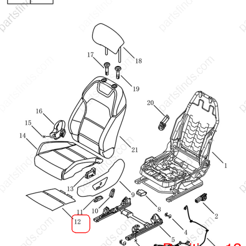 GEELY Seat heater OEM 6075068000 / 6600137490 FOR  Coolray