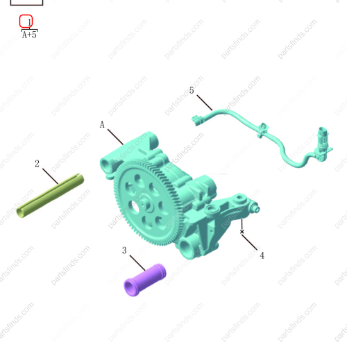 GEELY Oil pump OEM 1050507200 / 5511691264 FOR  Coolray