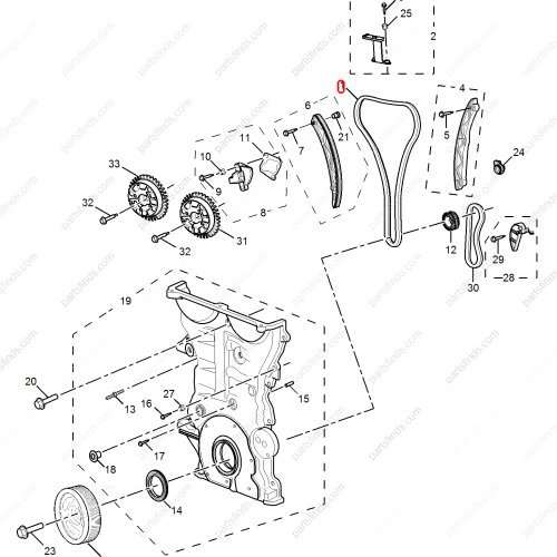 MG Timing chain OEM 12660118 FOR  MG6 RX5