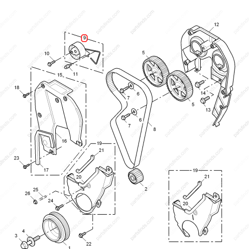 MG Timing Chain Tensioner OEM LHP100900 FOR  MG550 MG6