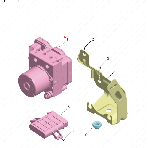 GEELY ABS pump OEM 4060035000 / 8889730124 FOR  Binrui