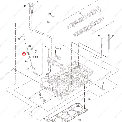 MG Valve spring seat OEM 10049013 FOR  MG350 MG3 MG5 MG3 Xross