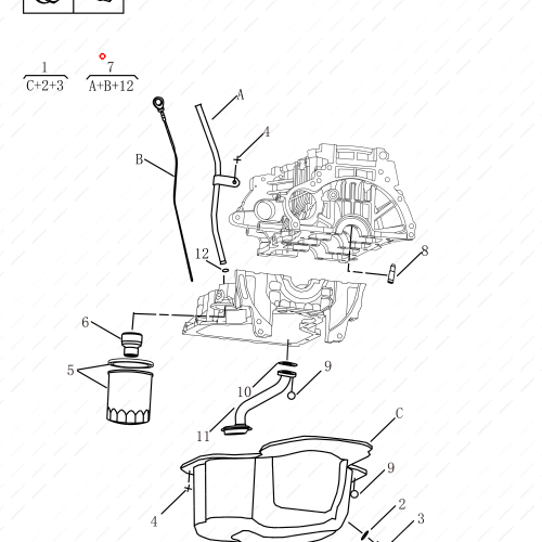 GEELY Oil dipstick OEM 1016050667 FOR  Emgrand