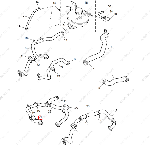 MG Clamp OEM 10857820 FOR  MG HS