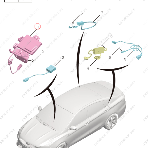 GEELY Navigation antenna OEM 7085019700 / 8889814815 FOR  Binrui