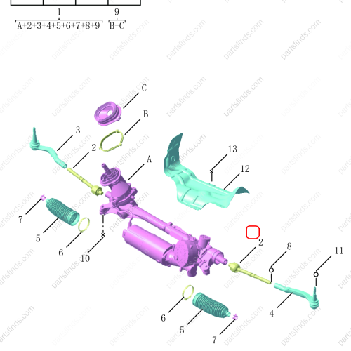 GEELY Tie Rod End OEM 4036033000 / 8890163100 FOR  Tugella