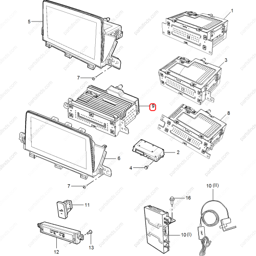 MG Navigation control unit OEM 11092903 FOR  MG HS