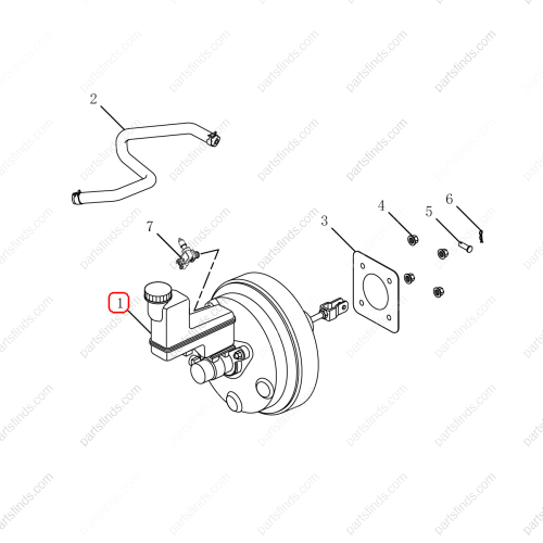 GEELY Brake master cylinder OEM 4056003300 / 1064030352 FOR  Emgrand GT