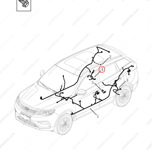 GEELY ABS sensor OEM 7022009100 / 1017029684 FOR  Emgrand X7 Sport