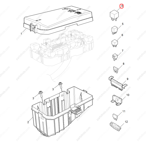 MG Relay OEM 10282646 FOR  MG6 MG HS