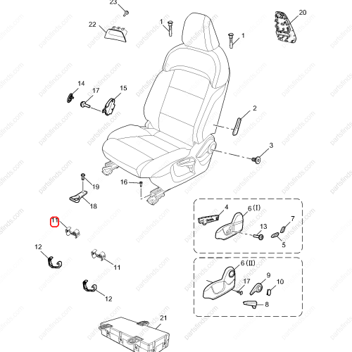 MG Trim cover OEM 10027149PXD FOR  MG6