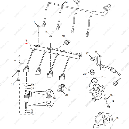 MG Fuel distribution pipe OEM 12662385 FOR  MG6 MG HS RX5