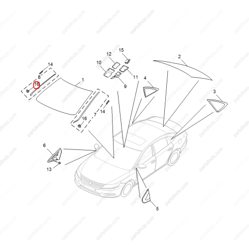 MG Buckle OEM 10394336 FOR  MG6