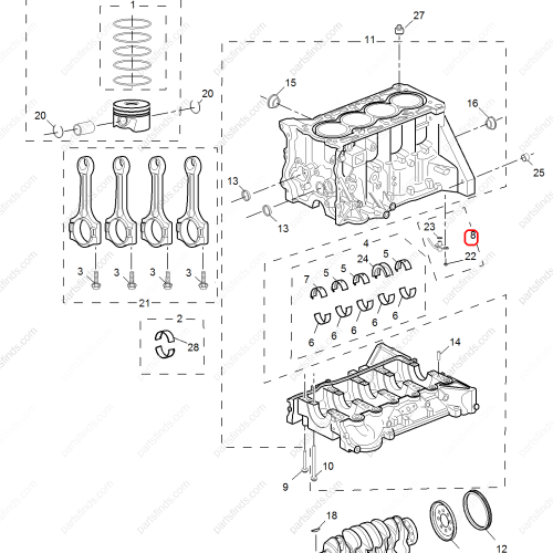 MG Oil nozzle OEM 12664234 FOR  MG ZS RX5