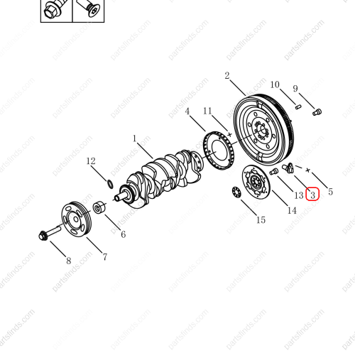 GEELY Crankshaft position sensor OEM 1040532800 / 1016060096 FOR  OKAVANGO Emgrand X7 Sport