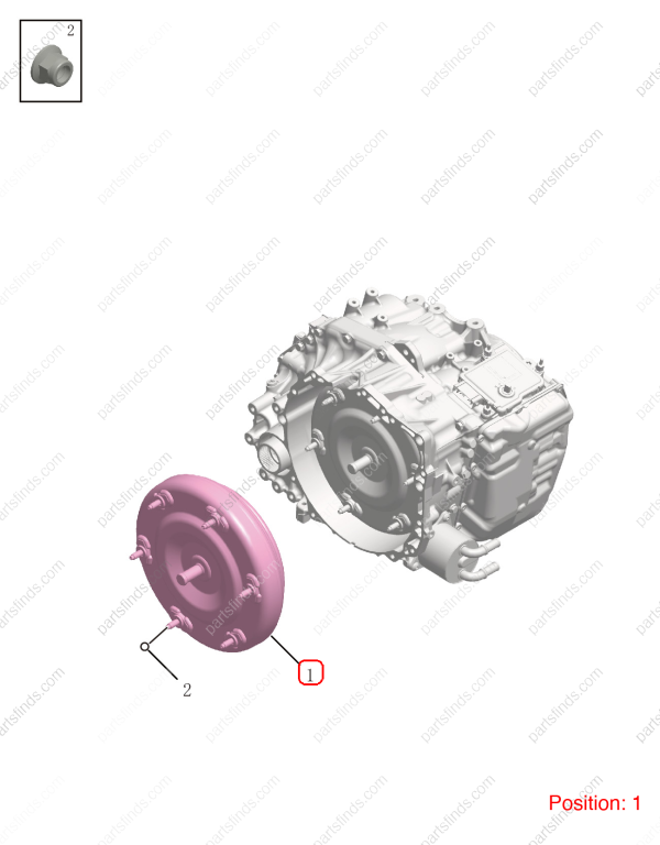 GEELY Hydraulic torque converter OEM 3047002600 / 8889808504 FOR Tugella