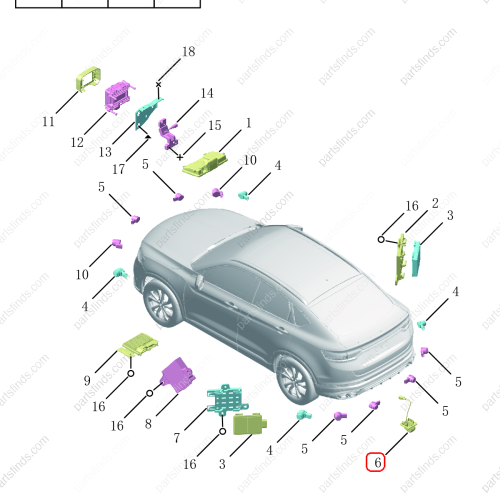 GEELY Camera OEM 7088078900 / 8891481725 FOR  Tugella