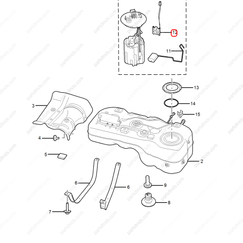 MG Fuel Level Sensor OEM 10619607 FOR  MG HS