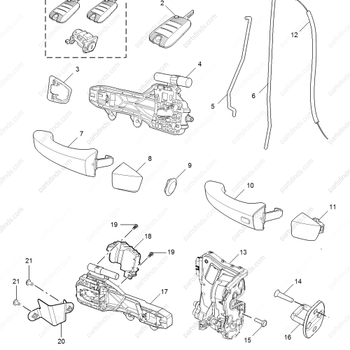 MG Full car lock OEM 10218950 FOR  MG ZS RX8 MG6