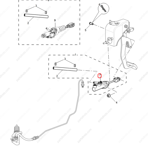 MG Clutch master cylinder OEM 10411997 FOR