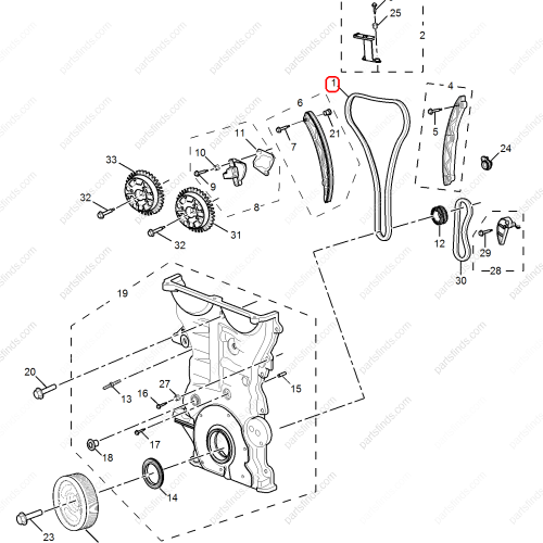 MG Timing chain OEM 10373467 FOR  MG ZS MG6 MG5 MG HS MG GT RX5