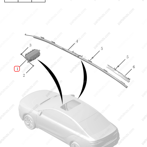 GEELY Side airbag OEM 8034018900 / 8891940181 FOR  Binrui