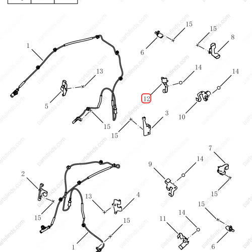 GEELY ABS sensor bracket OEM 4060004000 / 1014026011 FOR  Emgrand X7 Sport