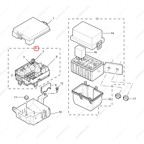 MG Fuse box OEM 10410726 FOR