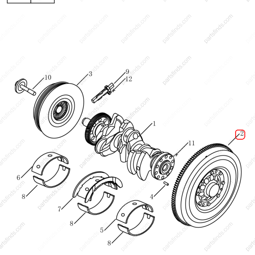 GEELY Flywheel OEM 1040032600 / 5511650190 FOR  Coolray