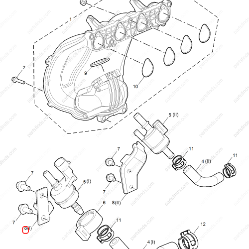 MG Bracket OEM 10671113 FOR  MG ZS MG5 MG GT