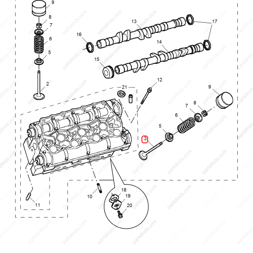 MG Valve OEM LGH101360 FOR  MG6 MG750