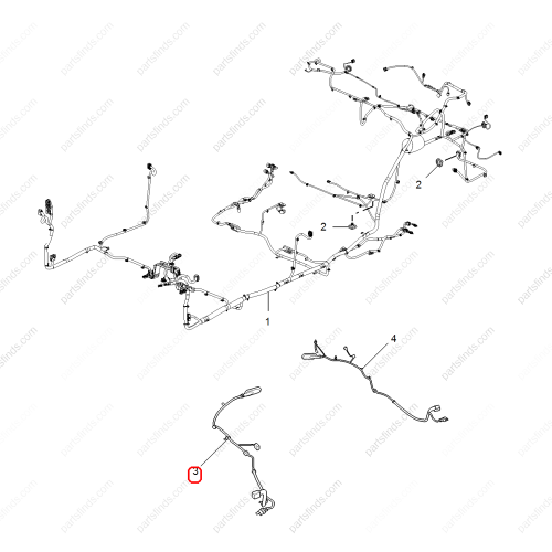 MG Wire harness OEM 10866843 FOR  MG6