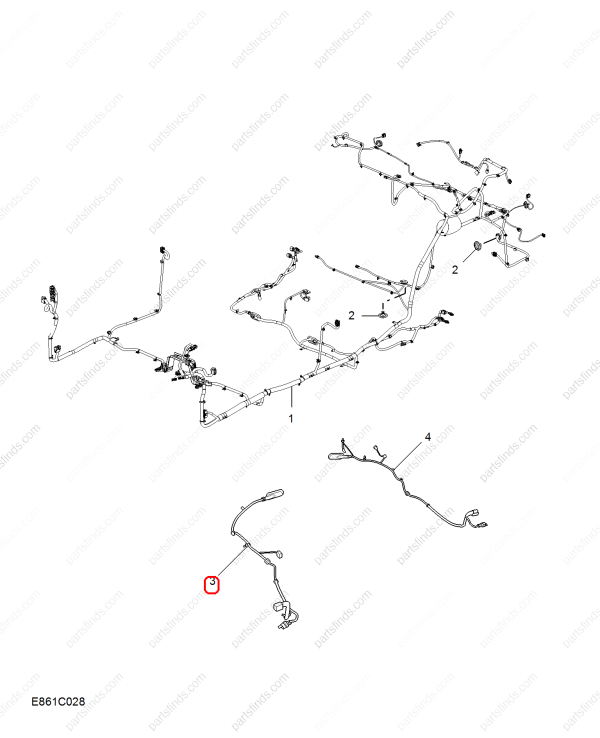 MG Wire harness OEM 10866843 FOR  MG6