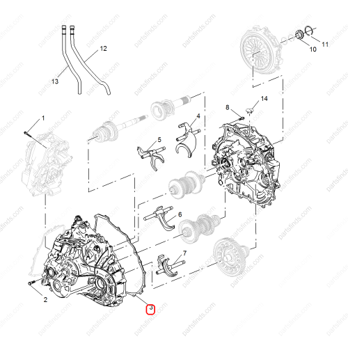 MG Transmission housing gasket OEM 24273819 FOR  MG GS